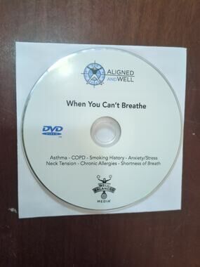 When You Can't Breathe With Katy Bowman DVD disc only
